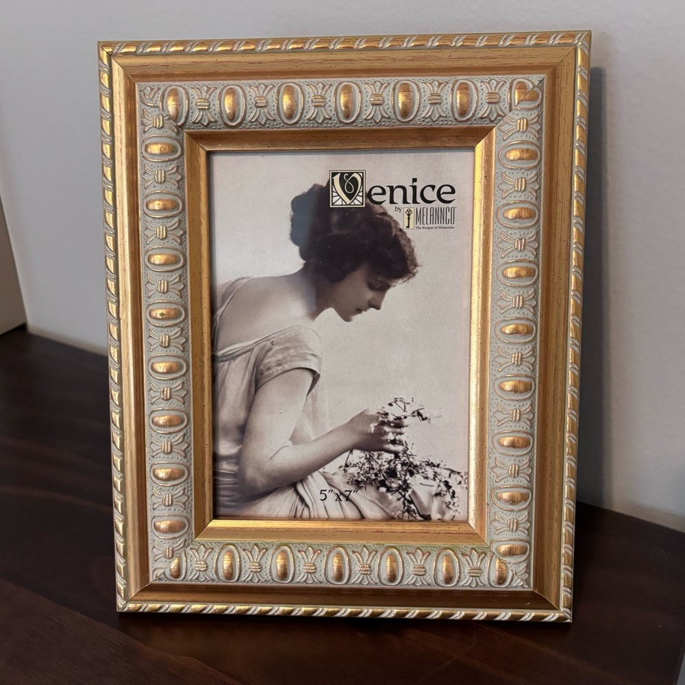 Venice by Melannco Vintage Gold Picture Frames 5” x 7” New in Box